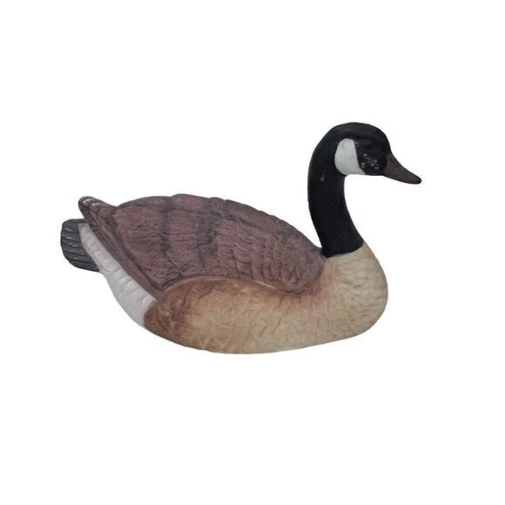 Lefton CANADA GOOSE Porcelain Bird Figurine 06591‎ Nest Egg Collection 1988